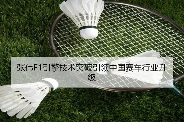 张伟F1引擎技术突破引领中国赛车行业升级